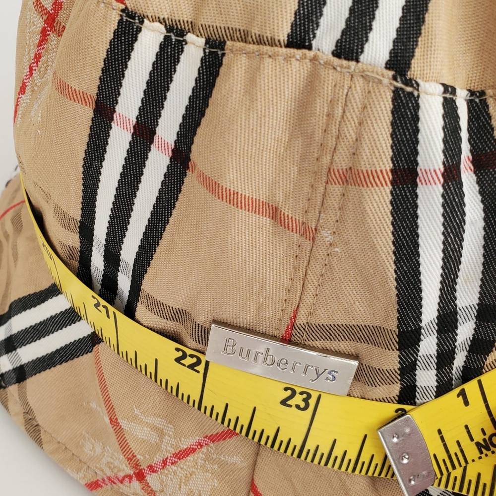 Burberry Nova Check Bucket Hat With Equestrian Prints - Picture 7 of 10